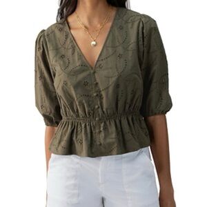 Sanctuary Olive Green Women's Top